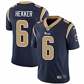 Nike Los Angeles Rams #6 Johnny Hekker Navy Blue Team Color NFL Vapor Untouchable Limited Jersey,baseball caps,new era cap wholesale,wholesale hats